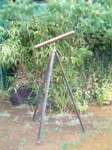 Telescope & Stand Vintage Maker Ross Of London Superb.