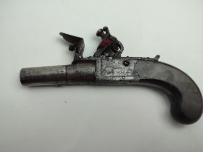 Flintlock Muff Pistol by John Richards of London