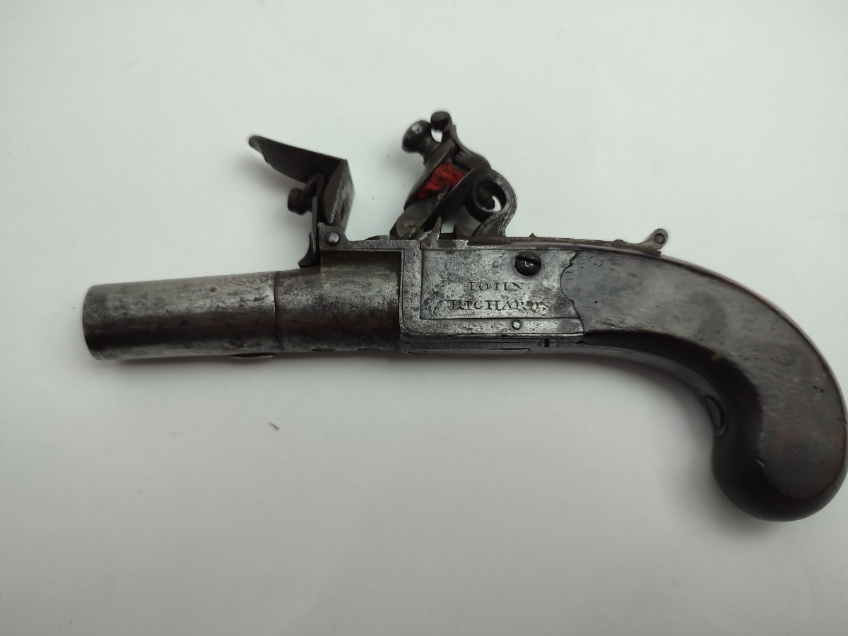 Flintlock Muff Pistol by John Richards of London