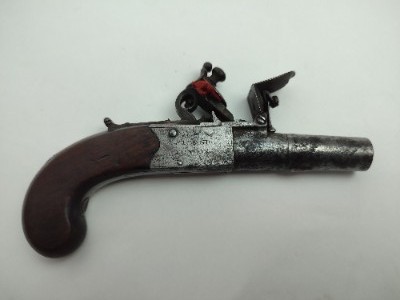 Flintlock Muff Pistol by John Richards of London