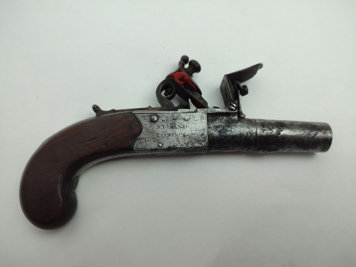 Flintlock Muff Pistol by John Richards of London