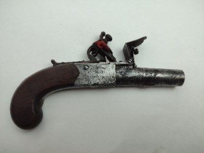 Flintlock Muff Pistol by John Richards of London