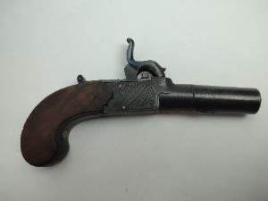 Percussion Muff Pistol by John of Newscastle.