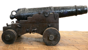 Six Pounder Naval Cannon