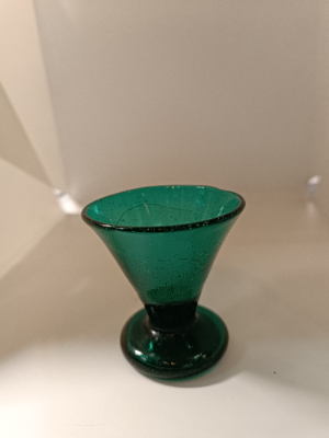 Handmade Bristol Green Glass Possible A Firing Glass, 19th Century