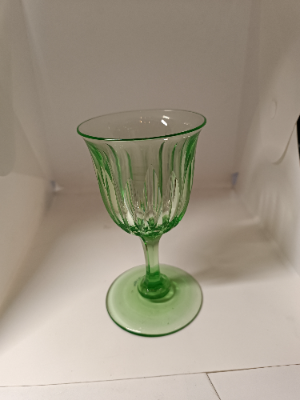 Explore our collection of Victorian uranium drinking glasses. Top-notch quality, 13cm tall, featuring polished potil marks. Shop now and enrich your antique collection.