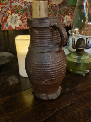 Explore our range of 15th/16th-century German glazed stoneware jugs. Found a perfect piece with authentic museum marks. Shop now to enrich your antique collection.