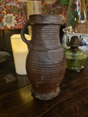Explore our range of 15th/16th-century German glazed stoneware jugs. Found a perfect piece with authentic museum marks. Shop now to enrich your antique collection.