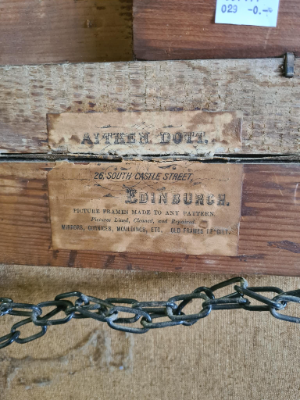 Discover a captivating 19th-century oil painting showcasing servants in a secretive drink session. Get lost in its rich history and intricate details. Visit now and make it yours!