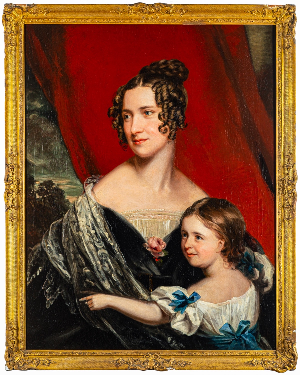 Explore our collection of 19th Century British School portraits. Capture a piece of history with the oil on canvas portrait of Maria Brown. Shop now for this timeless art piece!