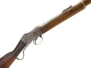 Explore our collection of the British Army MKII Martini Henry .577, marked with Enfield inspection and featuring a 32-inch barrel. Shop now and own a piece of history.