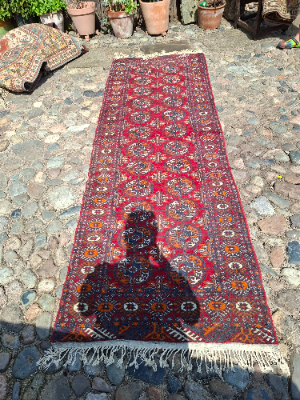 Red Bokhara Runner