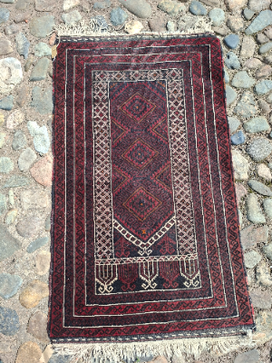 Dark Red Persian Rug