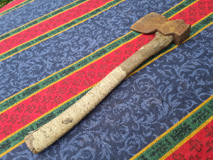19th C Wood Axe