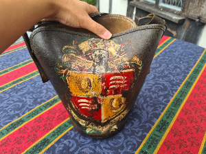 Early 20th Century Leather Bucket.