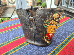 Early 20th Century Leather Bucket.