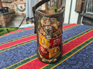 Early 20th Century Leather Bucket.