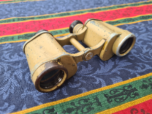 German DDX Tanned Paint Mid War Binocular By Voigtlaender U. Sohn AG, Braunschweig