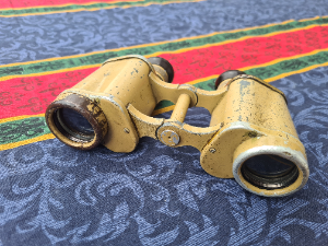 German DDX Tanned Paint Mid War Binocular By Voigtlaender U. Sohn AG, Braunschweig