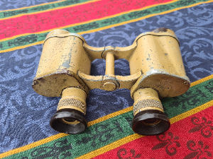 German DDX Tanned Paint Mid War Binocular By Voigtlaender U. Sohn AG, Braunschweig