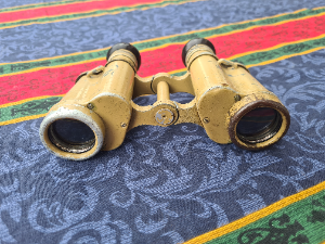 German DDX Tanned Paint Mid War Binocular By Voigtlaender U. Sohn AG, Braunschweig