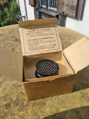 Discover our collection of vintage civilian boxed gas masks from 1939, all in flawless condition. Shop now and add a touch of history to your collection.