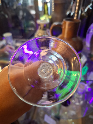 Discover our remarkable collection of lead drinking glasses, circa 1755, featuring an opaque twist with inner mercury twist stem. Shop now and enjoy historic luxury.