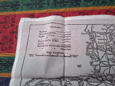 Explore our collection of WWII British silk escape maps. Detailed map of Germany and central Europe, size 47 x 37cm. Buy now!