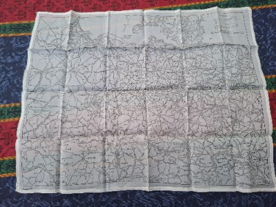 Explore our collection of WWII British silk escape maps. Detailed map of Germany and central Europe, size 47 x 37cm. Buy now!