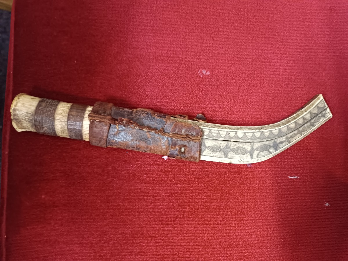 Late 19th -20th C Sami People 's Hunting Knife