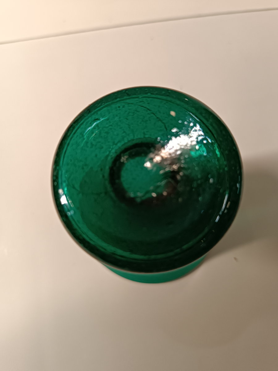 Handmade Bristol Green Glass Possible A Firing Glass, 19th Century