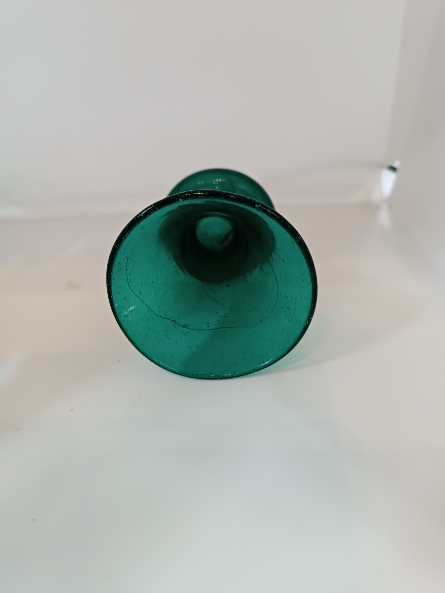 Handmade Bristol Green Glass Possible A Firing Glass, 19th Century