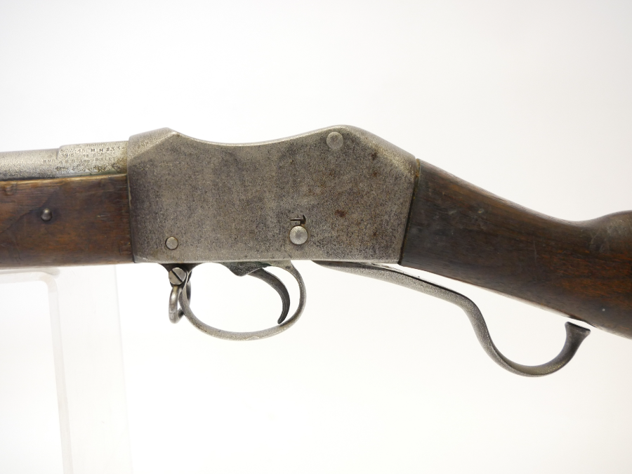 Explore our collection of the British Army MKII Martini Henry .577, marked with Enfield inspection and featuring a 32-inch barrel. Shop now and own a piece of history.
