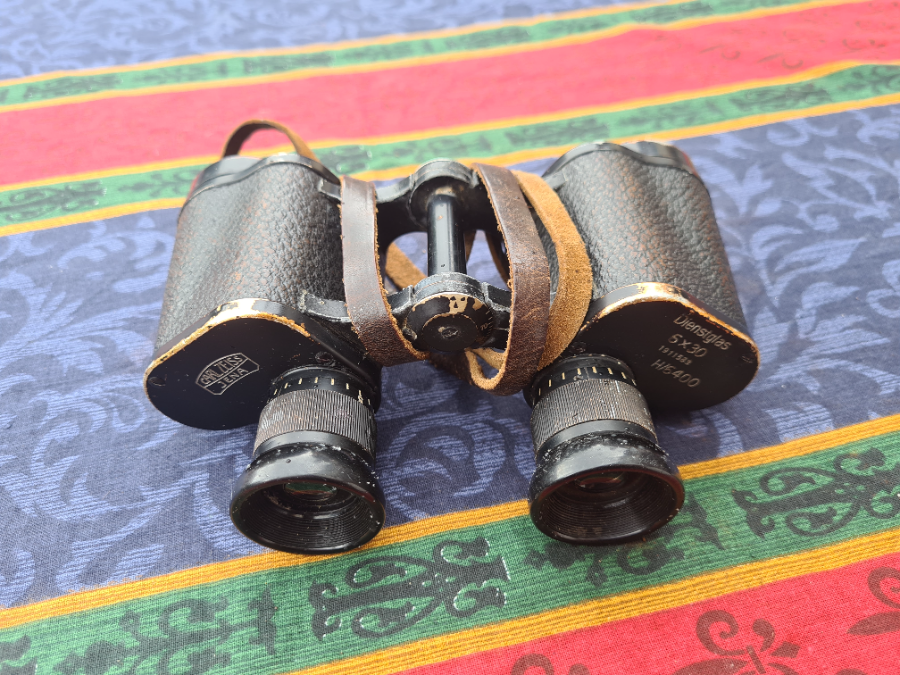 Discover our range of authentic WW2 Dienstglas 6x30 Binoculars by Carl Zeiss Jena. In good condition with clear lenses. Shop now to own a piece of German army history.