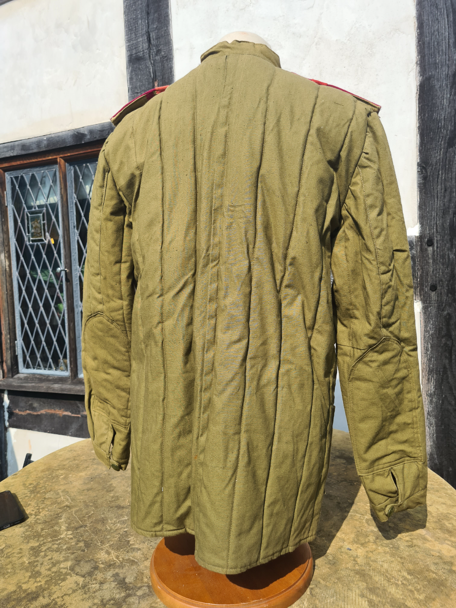Discover rare late WW2/50's Soviet/Russian Telogreika in great condition. No visible writing inside and lining perfectly intact. Shop now and own a piece of history!