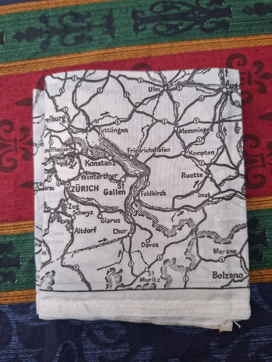 Explore our collection of WWII British silk escape maps. Detailed map of Germany and central Europe, size 47 x 37cm. Buy now!