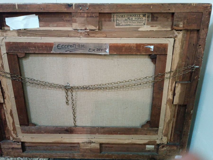 Mountain Scene In Scotland,19th Century Oil Painting By William Beattie