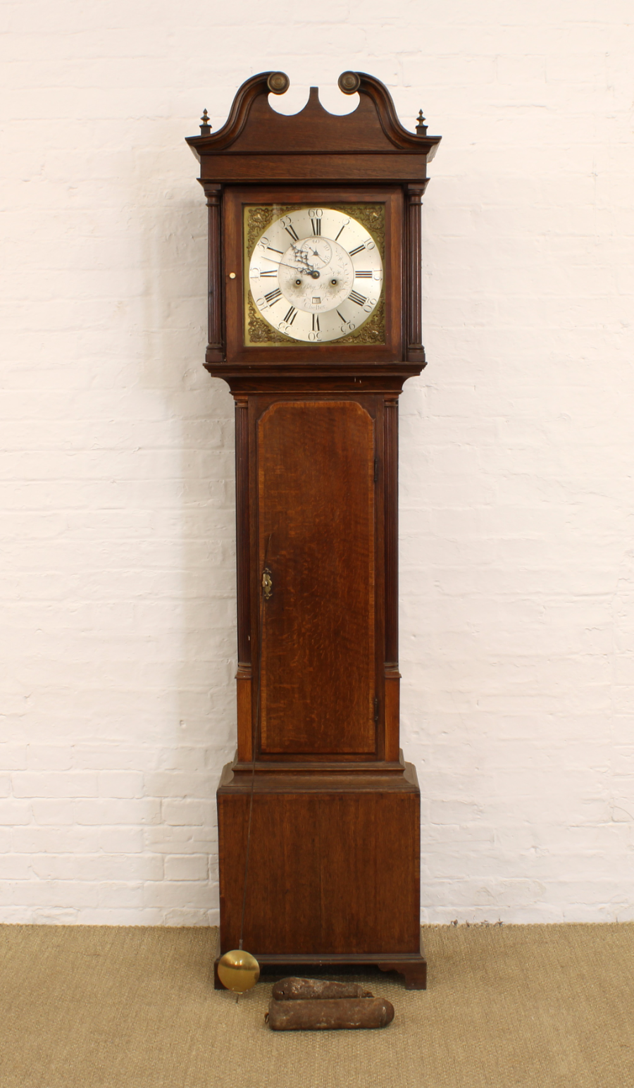 Primary image for A George III Oak And Mahogany Longcase Clock