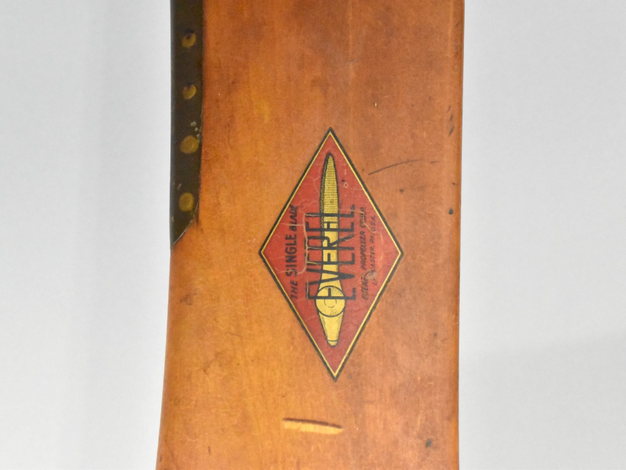 A Very Rare Everel Single Blade Propeller, C1930's.