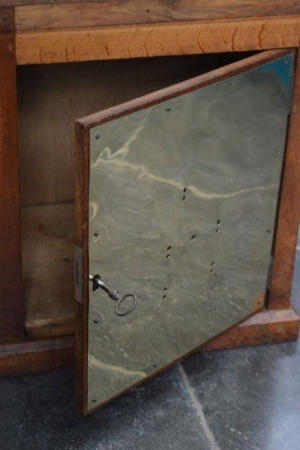 Upgrade your sacred spaces with our beautiful Oak Tabernacle. Needs a new lock and interior curtain? We can help! Add a Crucifix or Icon today.