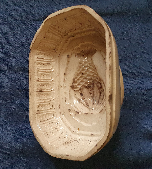 18th Century, 250 Year Old Rare, Georgian Stoneware Blancmange Mould