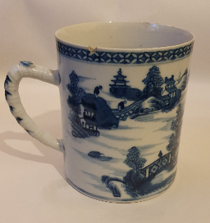 Browse our collection of Oriental Antiques, including a unique Chinese Export Porcelain Tankard from the 1770s. Despite being 250 years old, it boasts minimal damage. A true collector's gem, shop now!