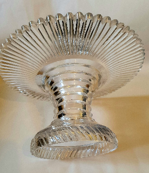 Explore our collection of rare Georgian period Pineapple stands, signifying wealth! Shop now and add a 200-year-old Prism Cut treasure to your collection. Don't miss out!