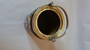 Longwy Ware Covered Pot