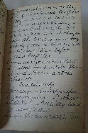 Discover the charm of cooking with our 1908 Antique Cookery Book owned by Elsie Livingstone. Explore unique recipes, health tips, handmade sweets, the effect of food on the body, and more. Act now for a taste of history!