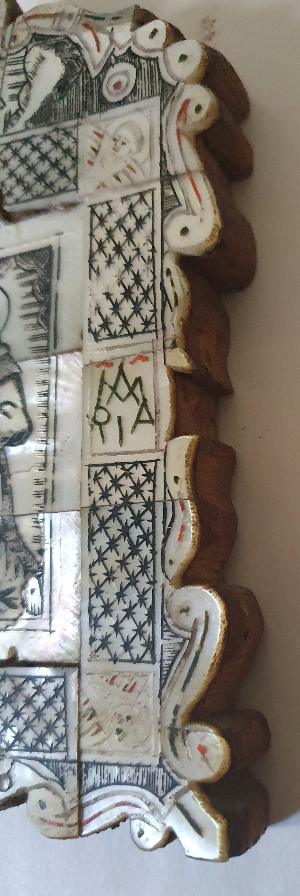 Explore our unique array of 18th-century devotional items, including the rare Mother of Pearl Panel of St. Francis. Despite minor damage, its artistry shines through. Discover our vintage treasures today!