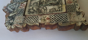 Explore our unique array of 18th-century devotional items, including the rare Mother of Pearl Panel of St. Francis. Despite minor damage, its artistry shines through. Discover our vintage treasures today!