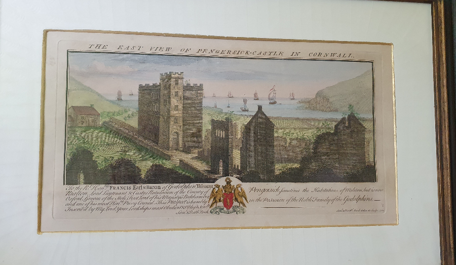 Buck Engraving Of Pengersick Castle