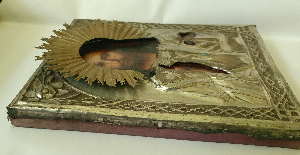 Christian Icon, Christ Pantocrator, 19th Century