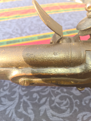 Explore our collection of vintage firearms like the 1800's Brown Bess Musket by T. Potts. Shop now for antiques in great condition. Discover more relics today!